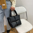 Women Fashion PU Leather Handbag Purse Lady Buckle Small Casual Messenger Bag