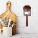 Adhesive Hooks Kitchen Bathroom Wall Mop Hanger Broom Holder Rack (White)