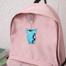 Glitter Sequins Bird Key Chain Girl Car Backpack Key Ring Jewelry (Blue)