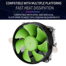 Lanshuo 9cm 3 Pin PC Case Cooling CPU Cooler Fan DC 12V Radiator for Intel/AMD