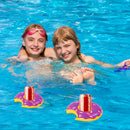 #A Swimming Pool Drink Cup Holder PVC Donut Floating Stand Pool Party Toys Suppl