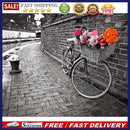 Painting By Numbers Kit DIY Rose Bike Canvas Oil Art Picture for Home Wall Decor