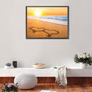 5D Diamond Painting Kit Beach Sunset Full Round Drill DIY Crafts Mosaic Pic