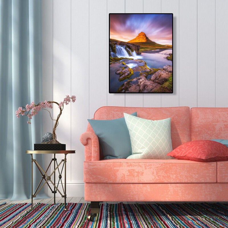 Painting By Number Mountain Scenery Coloring Picture Acrylic Paints Artwork Set