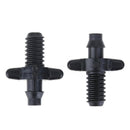50pcs 6mm Male Thread Single Barbed 4/7mm PVC Hose Connector Home Garden