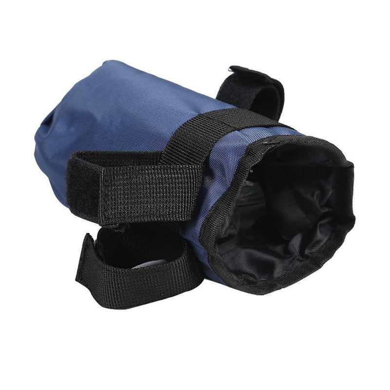 Bike Handlebar Stem Kettle Bag Cycling Insulated Water Bottle Pouch (Blue) Newly