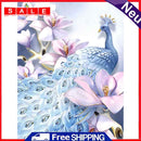 Full Embroidery Stamped Royal Peafowl DIY 11CT Needlework Sets Home Decoration