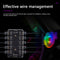 12V 4Pin RGB Fan HUB 1 To 10 Multi Way Splitter LED Strip Light Cooler Adapter