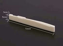 10pcs Guitar BONE Saddle 72x3x9mm Folk Acoustic Bridges Luthier 6 String nut