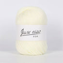 50g Pure Cotton Thin Yarn Crochet Knitting Baby Threads Soft Material DIY Too