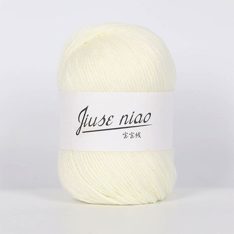 50g Pure Cotton Thin Yarn Crochet Knitting Baby Threads Soft Material DIY Too