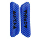 4pcs Car OPEN Reflective Tapes Warning Mark Open Car Door Stickers (Blue) Newly