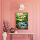 DIY Garden Mosaic Picture Kits Round Diamond Painting for Home Wall Decor Gift