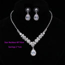Zirconia Cubic Women Accessories Jewelry Sets Choker Rhinestone Costume Wedding