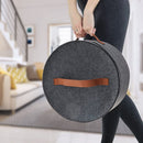 Felt Storage Box Large Travel Hats Organizer Bucket Clothes Storage Bins