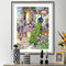 Full Embroidery DIY Canvas Stamped 11CT Cross Stitch Peafowl Flower Kit