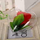 5Pcs Heart Shaped Plastic Ball Clear Fillable Wedding Christmas C9X5 T6N3