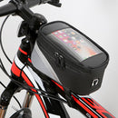 MTB Bike Bag Front Top Tube Touch Screen Mobile Phone Holder Case (Black) Newly