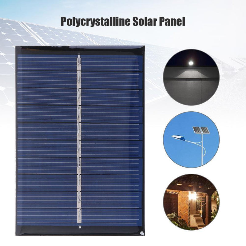 0.6W 5V 120mA Solar Cell Module Polycrystalline Solar Panel DIY Charger Newly