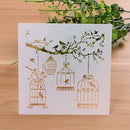 Decorative Scrapbooking Layering Stencils Embossing Template Wall Painting