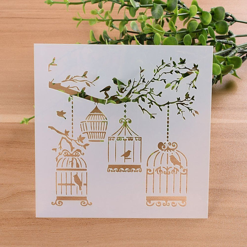 Decorative Scrapbooking Layering Stencils Embossing Template Wall Painting