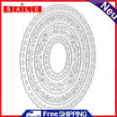 snowvirtuos 1pc metal flower circles cutting tools scrapbooking this metal precinct