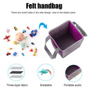 Felt Handbag - Baby Caddy Diaper Holder Storage Box Containers (Purple) Newly