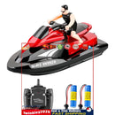 2.4G Waterproof 20km/h RC Boat High Speed Remote Control Motorboat (Red C) Newly