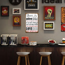 Retro Letter Rules Metal Plate Painting for Bar Pub Tin Plaques Wall Sign