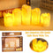 3 Pcs Battery Power LED Flameless Flickering Wax Candles | Pillar Home Decor`