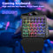 G94 One Handed Gaming Keyboard 35 Keys Wired Membrane Gaming Keypad for PC