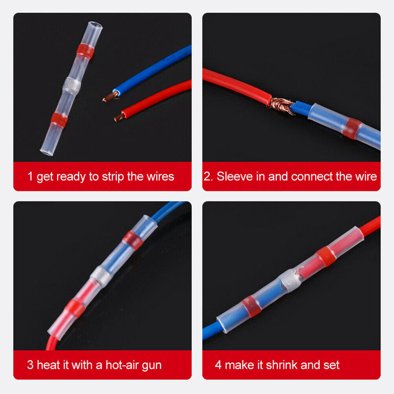 Thermal Shrinkage Wires Connector Waterproof Solder Heat Shrink (50pcs)