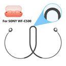 Anti Lost Silicone Earphone Strap for SONY WF-C500 Neck Cable (Black)
