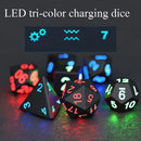 Cube D4-D20 Table Games Accessory Polyhedral Glow LED Dices Electronic Dice