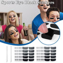 Sports Eye Black Stickers with white pencil Reduces Glare.
