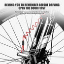 1.2m Bicycle Motorcycle Disc Lock Reminder Cable with Dual Loop Bike Access