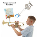 Portable Trumpet Sheet Music Clip Universal Trumpet Music Fixing Spectrum Clamp