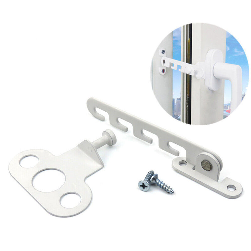 Window Limiter Position Stopper Casement Wind Brace Kids Safety Protector