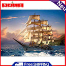 5D DIY Full Drill Diamond Painting Sailboat Embroidery Mosaic Craft Kit Wall Art