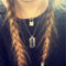Women Men Party Jewelry Punk Choker Chain Necklace Collar Key Lock Pendant