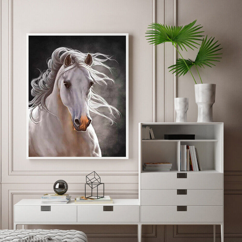 Fine Horse Oil Paint By Number DIY Acrylic Painting Home Decoration Wall Arts
