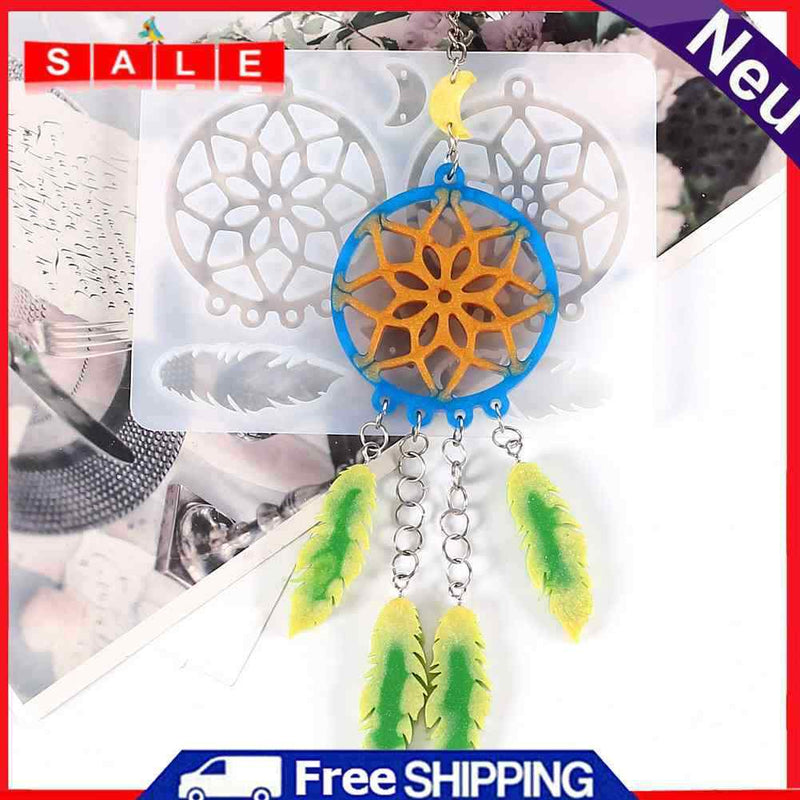 1 Set Dream Catcher Decoration Mold Silicone Mold DIY Handmade Craft Attachments