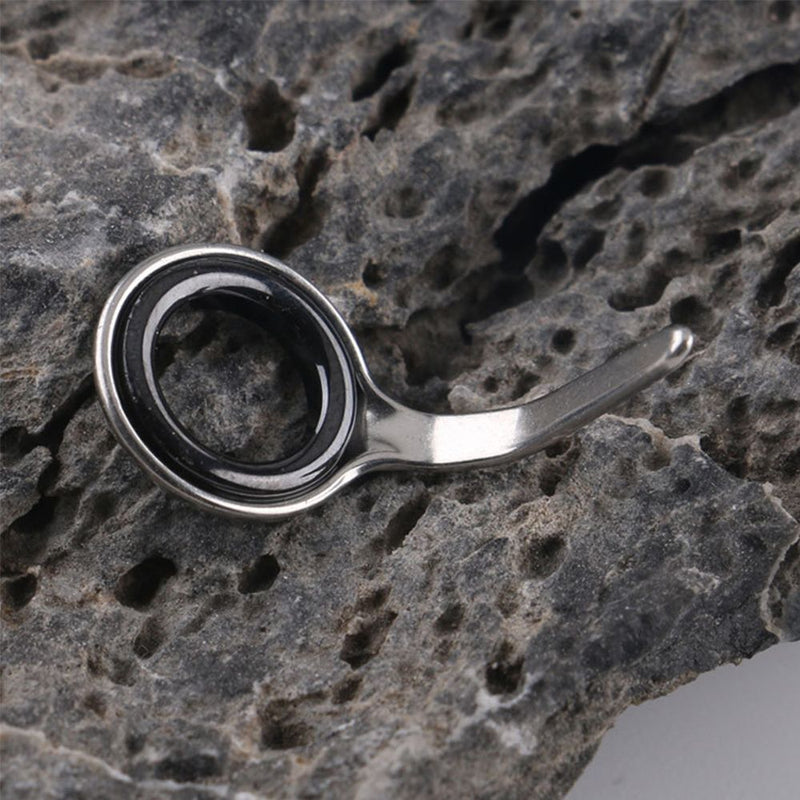 Steel 2.5#-10# Single Leg Eye Ceramic Ring Tip Repair Kit Fishing Rod Guide