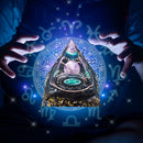 Orgonite Pyramid Healing Crystals Reiki Chakra Meditation Stones (Cancer) Newly