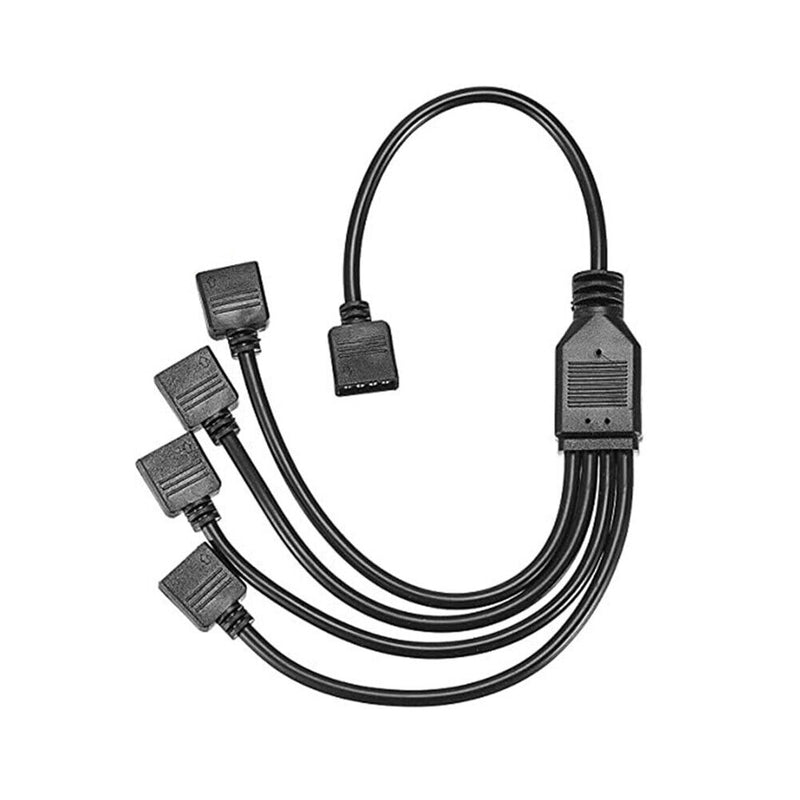 1 To 4 4pin Extension Cable 12V 30cm Power Splitter Extension Cable for Asu