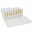 10pcs Woodwork Engrave Milling Cutter Bit Metal Wood Plastic Cutting Tool Sets