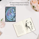 DIY Pterosaur Special Shaped Diamond Painting 50 Pages A5 Students Sketchbo