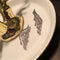 Drop Elegant Zircon Dangle Ear Stud Rhinestone Angel Wings Earrings Ear Clip