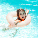 Retro Thickened PVC Swimming Ring Inflatable Baby Underarm Ring for Water Gam