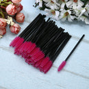50PCS Disposable Eyelash Brush Mascara Wands Applicator Spoolers Makeup(2) Newly